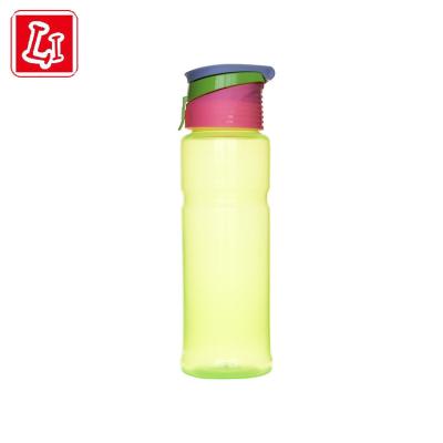 China Sustainable Color Outdoor Convenient Water Cup Reusable Plastic Water Bottle Kettle With Lid for sale