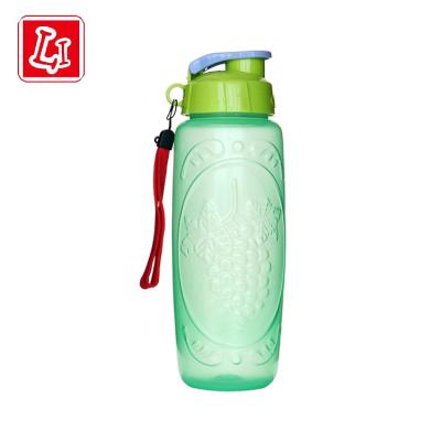 China Sustainable Textured Plastic Water Bottle Suitable Convenient Outdoor Sports Water Cup Large Capacity for sale