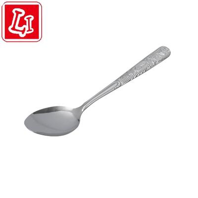 China Sustainable Daily Household Bulk Tableware Low Price Stainless Steel Spoon For Western Food And Beverage Industry for sale