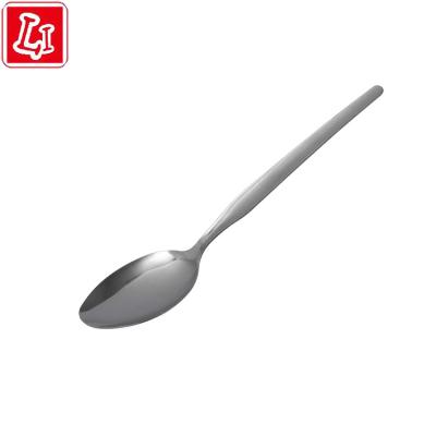 China Convenient Mixing Spoon Tableware Stainless Steel Tableware Soup Spoon for sale