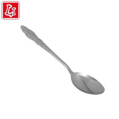 China Stainless Steel Spoon Tableware Spoon High Practicality Western Style Simple Style for sale