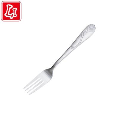 China Sustainable Kitchenware Fork Tableware Stainless Steel Simple Item Home Style Restaurant for sale