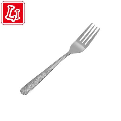 China Sustainable Environmentally Friendly And Reusable Stainless Steel Fork For Home And Outdoor Use for sale