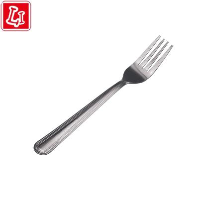 China Western Style 410 Stainless Steel Cutlery Fork Can Be Reused In Family Restaurant for sale