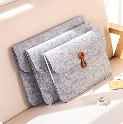 China Shopping 13 14 15 Inch Waterproof Briefcase Laptop Bag Felt Bags For Laptop Sleeve Bag Felt Handbag for sale