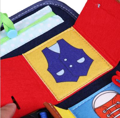 China Wholesale Educational Decoration Travel Learning Clothing Board Felt Educational Toy Set for sale