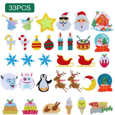 China Decoration Holiday Dress Up Costumes Items Star Decoration Hanger Ornament Kits Christmas Candy Candy Felt for sale