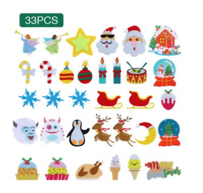 China Wholesale Felt Holiday Dress Costume Items Star Hanging Decorations Day Felt Fabric Christmas Trees Decor for sale