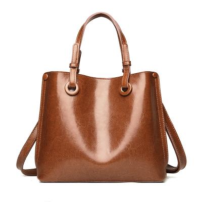 China 2021 Amazon Luxurious Hot Selling Classic Retro Ladies Crossbody Bags - Genuine Luxury Real Leather Body Bucket Bag Purses and Handbags for Women for sale