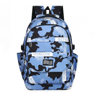 China New 2022 Fashion Large Student Backpack Boys Girls Waterproof Casual Camouflage Backpacks Laptop Backpacks for sale