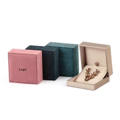 China Wholesale Small Gift Box Handmade PU Leather Small Storage Box For Badge Metal Badge Box for sale