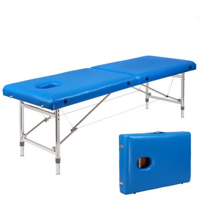 China Traditional Hot Selling Tattoo Beauty Massage Bed Spa Moxibustion Folding Bed Massage Table for sale