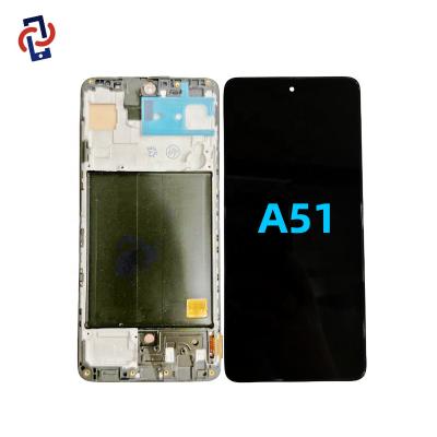 China For Samsung A51 For Samsung Galaxy A51 LCD Display Touch Screen Digitizer Assembly with Frame For Samsung galaxy a51 for sale