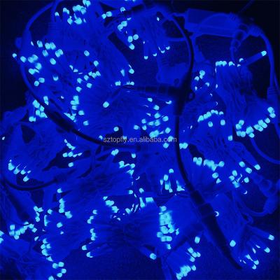 China Outdoor Shopping Mall Holiday Festival Decoration LED Rubber Curtain Light Color Changing Remote Control RGB LED String Light For Weddings for sale