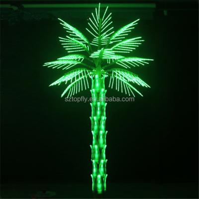 China LED Canada Tree Prefer Artificial Outdoor LED Lighted Coconut Palm Tree Light for sale