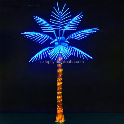 China Multi Color LED Tree Artificial Coconut Lighted Palm Holiday Decoration LED Palm String Light for sale