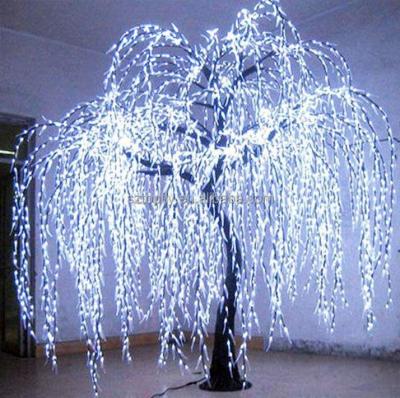 China Wedding Willow Tree Light Outdoor Led Tree 3.5m Holiday Event Decorative Led Light for sale