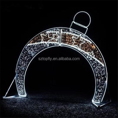 China 2022 Commercial Use 2D Decorative Lighting 3D Pattern LED Arch Street Decoration LED Pattern Outdoor Lights for sale