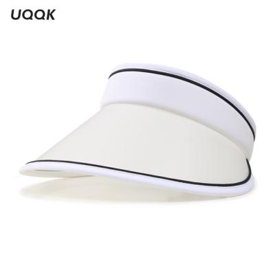 China JOINT Fashion Sunscreen Colorful Beach Hat Empty Top Hat Anti UV Sun Visor for sale