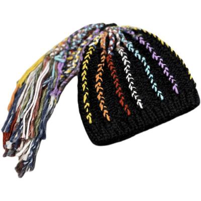 China JOINT Creative Warm Plush Dreadlocks Fashion Hearing Protection Woolen Hat Winter Warm Hats for sale