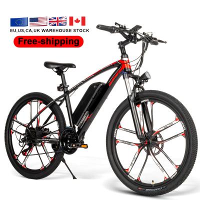 China 2022 Eu warehouse aluminum alloy hot sale 26inch 36v 350w electric mountain bike mtb for sale