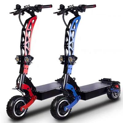 China Hot Sale Unisex 11 Inch Off Road Foldable 60v Dual Motor 6000 Watt Electric Scooter for sale