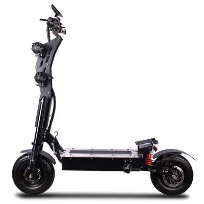 China Large 13inch Dual Motor Heavy Long Life Unisex 72v 8000W Electric Off Road Electric Scooter Adult for sale