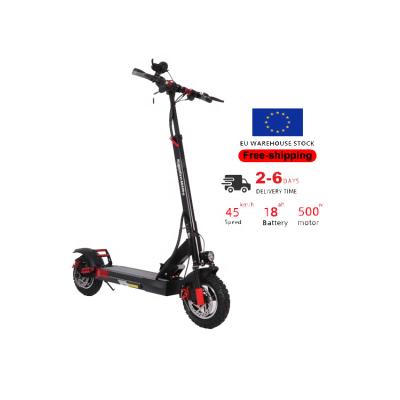 China EU Stock Unisex 48V 18AH KugooKirin M4 pro foldable 500W electric scooter free with seat for sale