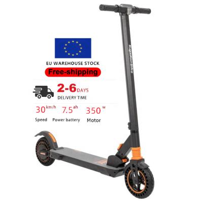 China Hot Sale Warehouse Eu Warehouse Hot Arrival Unisex 8 Inch 36v 7.5ah 350w Foldable Electric Scooter for sale