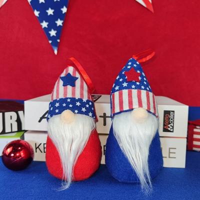 China Modern Patriotic Independence Day Elf Gnome Plush Toy Decorations Party National Day Wholesale Price Factory Trend Faceless Doll for sale