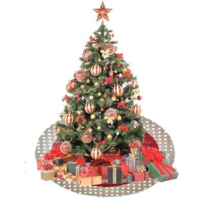 China Christmast Ornament 2022 New Factory Wholesale Custom Christmas Tree Skirt Home Decoration for sale