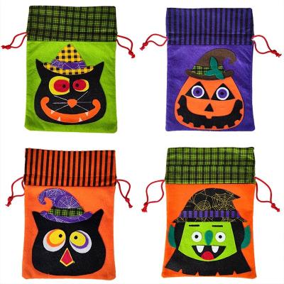 China New Fancy Trick or Treat Bags for Halloween Candy Bag in 2022 Halloween for sale