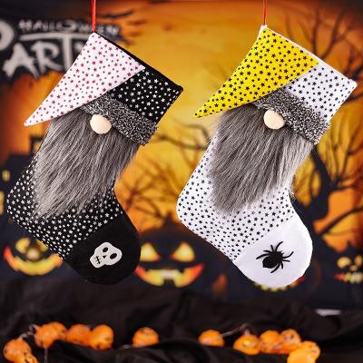 China Funny Halloween Thanksgiving Elf Dwarf Ornament Halloween Candy Bag for sale