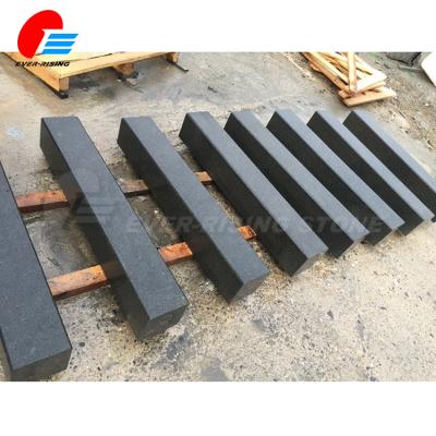 China Mostly for Outdoor High Quality Flame Granite Pavers, G684 Flame Black Granite Paving Stone for sale