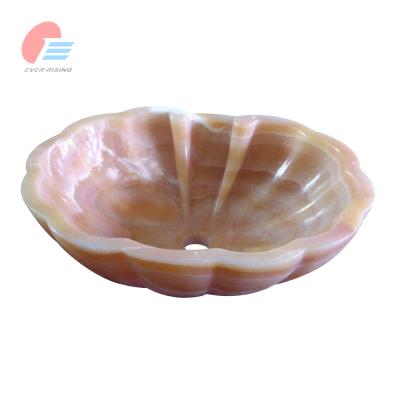 China Onyx Vanity Commercial Construction Sink for sale