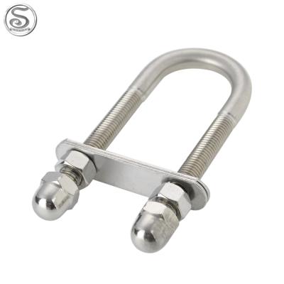 China Boat Hardware Fitting Marine Hardware Boat Accessories U-Bolt Stainless Steel M6 M8 M10 M12 U-Bolt Nut and Gasket for sale