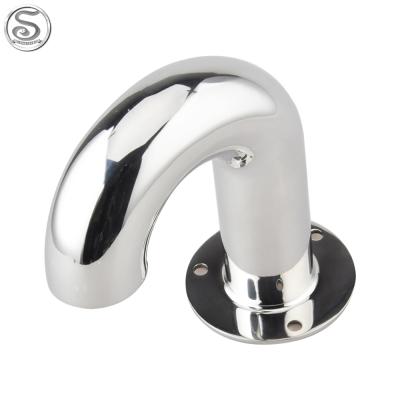 China Boat Hardware Accessories Marine Parts Hardware 316 Stainless Steel Connection Cast Mirror Fitting Mirror Pole for sale