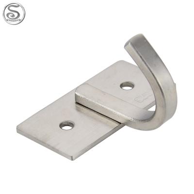 China Ship Hardware Fitting Custom Heavy Duty Stainless Steel Bathroom And Kitchen Hanger Hook For Clothes Coat Key for sale