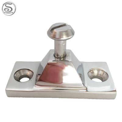 China 316 Stainless Steel Yacht Accessories 316 Stainless Steel Boat Bimini Deck Hinge Side Top Mount For Marine Casting for sale