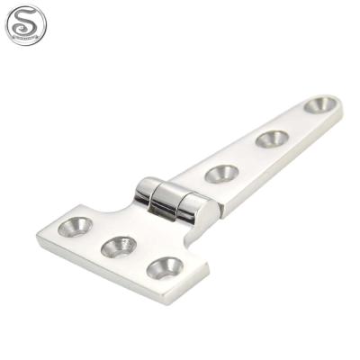 China 316 Stainless Steel Boat Marine Hardware Stainless Steel Casting Hinge Mirror OEM China Silver Polish Surface for sale