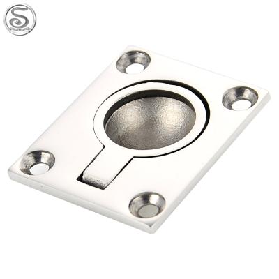 China Exterior Cast 316 Stainless Steel Boat Marine Hardware Yacht Hardware Lift Ring Stainless Steel Mirror Oem China for sale