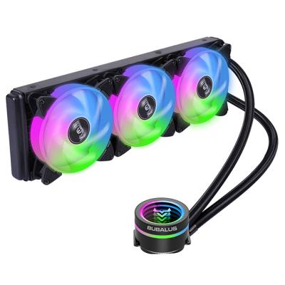 China Computer Case BUBALUS PC CPU Cooler 240mm ARGB Liquid Water Cooling Fans Liquid Cooler System With Radiator for sale