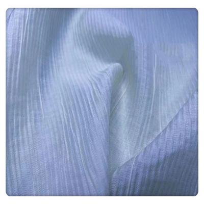 China Breathable Chiffon Fabric Silk Cloth Pleat Fabric Used For Casual Dress for sale