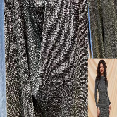 China Luxury Glitter/Lightning Spandex Anti-UV Cloth Fabrics Polyester Knit Fabric Can Be Used To Sexy Casual Dress Dress Party Dress for sale