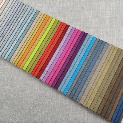 China Hot sale Shrink-resistant plain 100 polyester plain dyed fabric woven home upholstery fabric for sofa chair shoe for sale