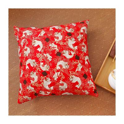 China Disposable hot fashion classic ukiyoe printed high quality flower seat sofa cushion pillow case covers for sale