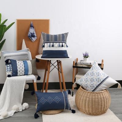 China PORTABLE Latest Fancy Moroccan Custom Design Print Cushion Cover For Decorative Sofa for sale