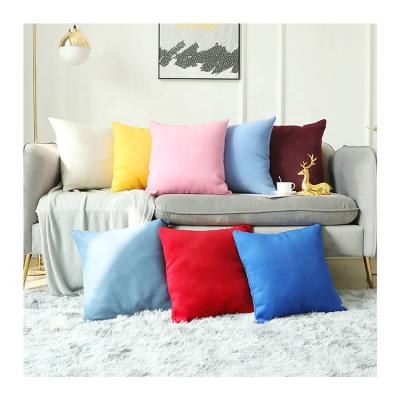 China Viable Wholesale Modern Simple High Quality Wool Blue Custom Printing Cushion Covers Yellow for sale