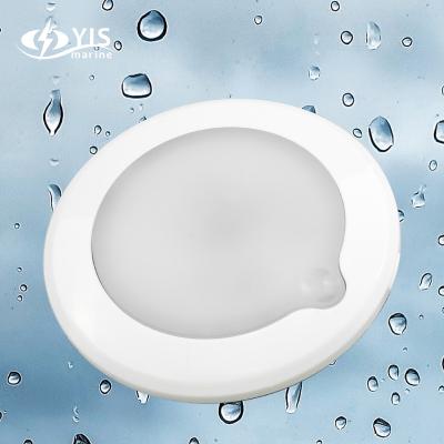 China YIS 12v 24v Modern LED Ceiling Marine Dome Light Dimmable for RV Caravan Marine Boat ip67 for sale