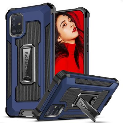 China Anti-drop Leyi Shockproof Phone Case For Samsung A51 s21 Ultra Full Protection Strong With Backing PC TPU Material for sale